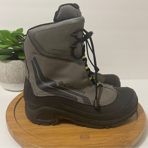 Columbia Bugaboot Gray Waterproof‎ Snow Boots Insulated Men's Size 6 - Picture 4 of 9